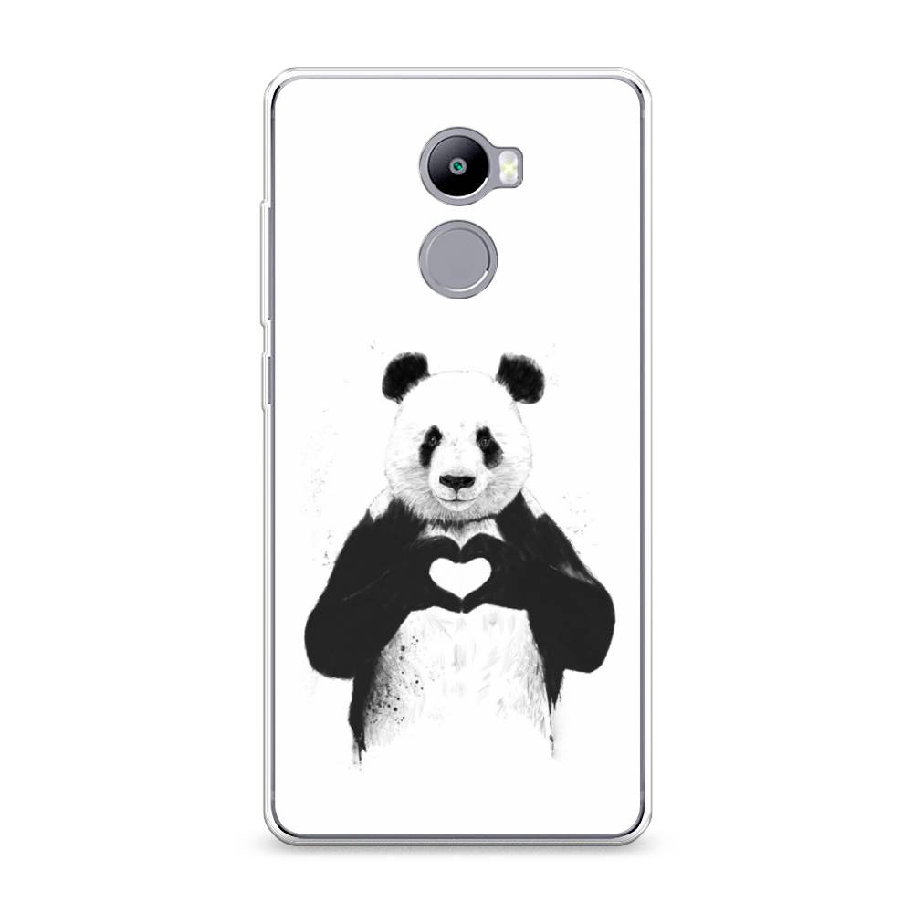 

Чехол Awog на Xiaomi Redmi 4 "Панда love", Разноцветный, 31150-10
