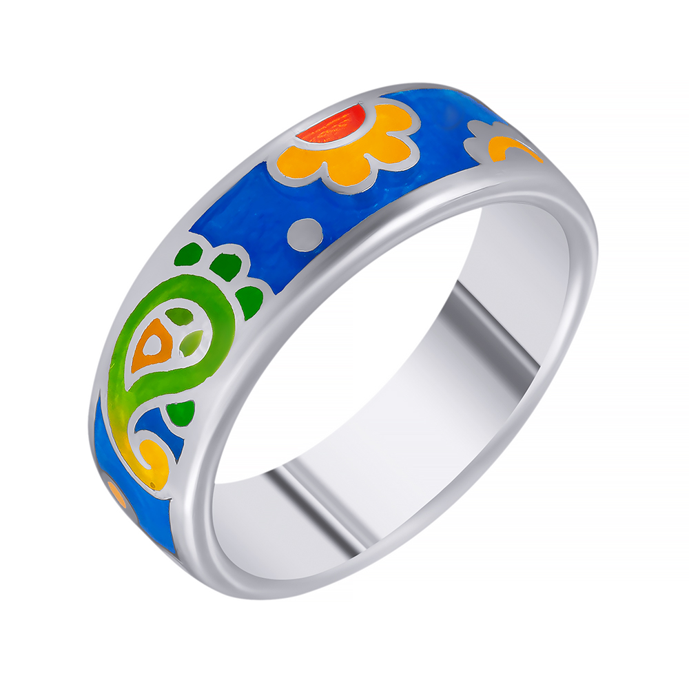 

Кольцо из серебра с эмалью р. 17 JV CAS3517R_KO_ENAM_WG, CAS3517R_KO_ENAM_WG