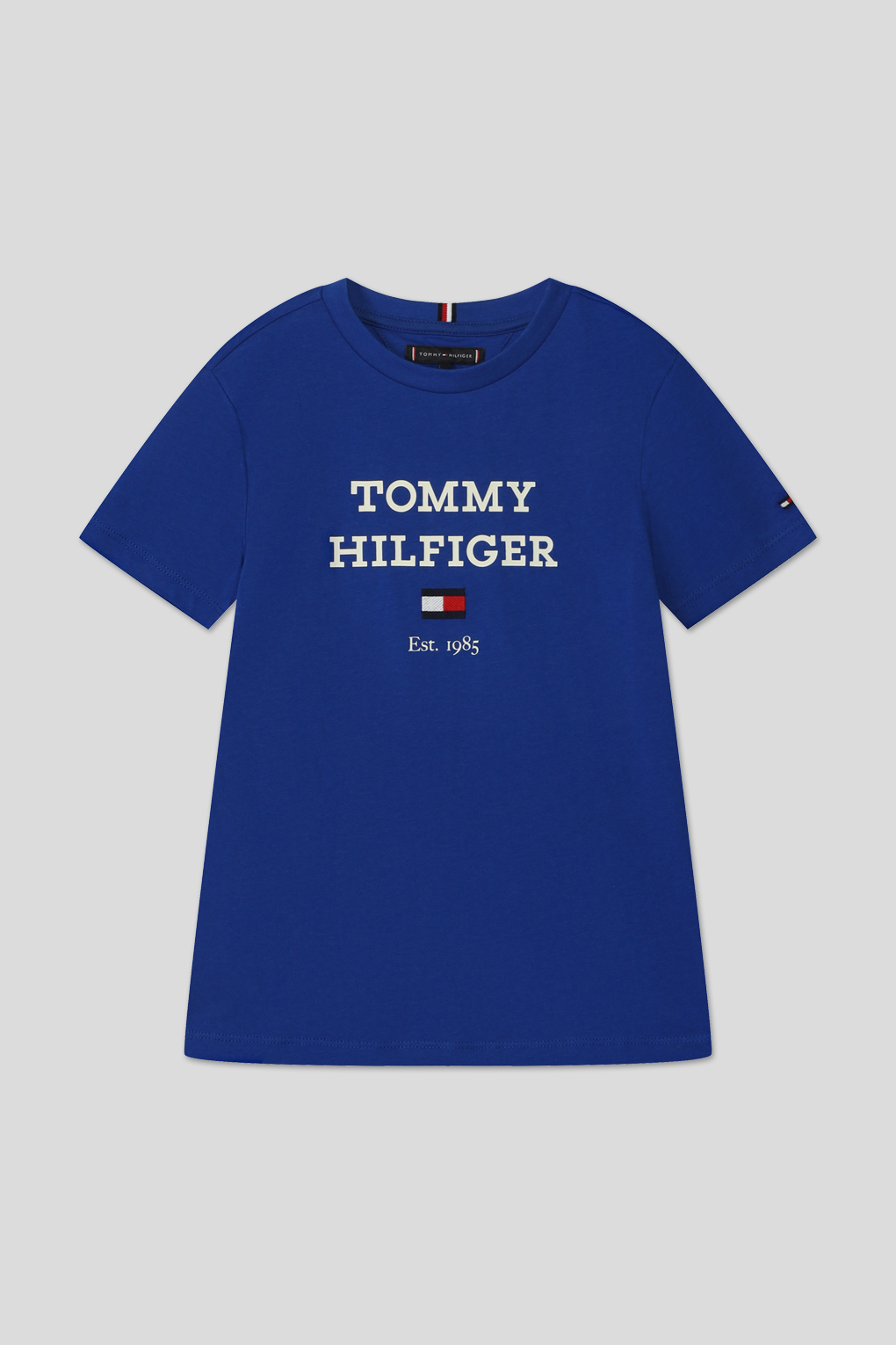 

Футболка детская Tommy Hilfiger KB0KB08671, синий, 140, KB0KB08671