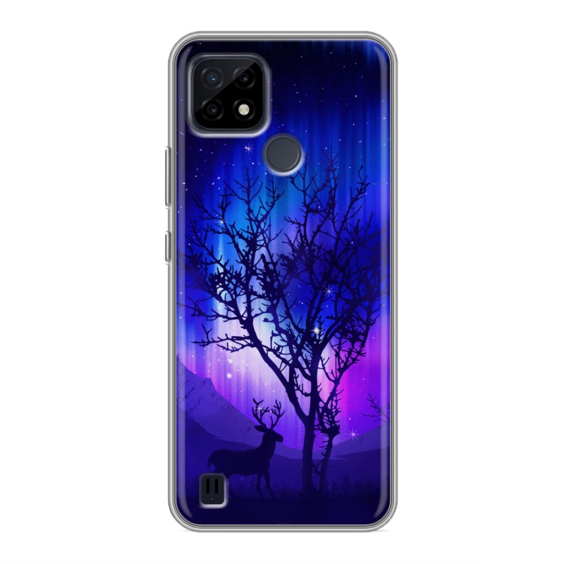 

Чехол для Realme C21 с рисунком и защитой камеры, 78346