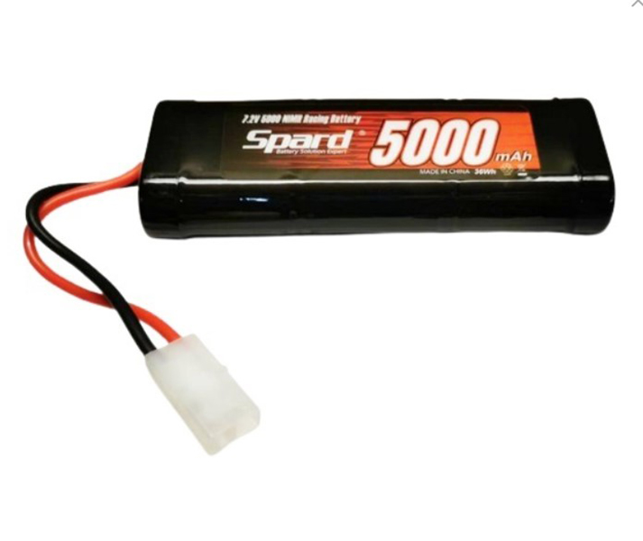 Аккумулятор Ni-Mh Spard 5000mAh, 7,2V, Tamiya