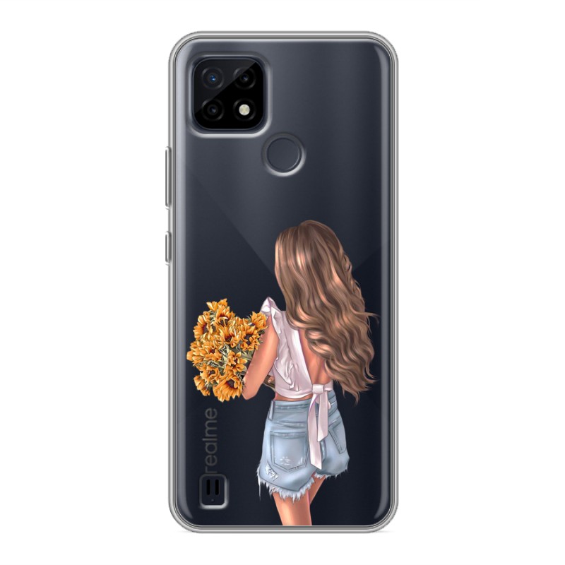 

Прозрачный чехол для Realme C21, 78108