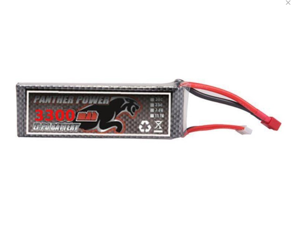 

Аккумулятор Li-Po 3300mAh, 7,4V, T-plug для Remo Hobby