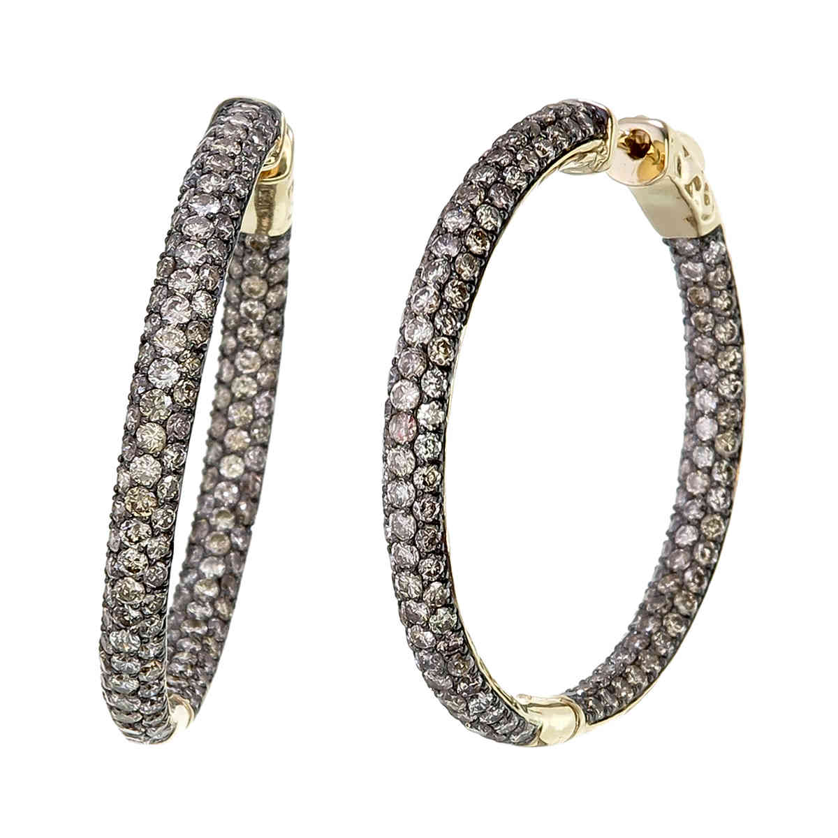 

Серьги конго из желтого золота с бриллиантом Sargon jewelry E1198-2002, E1198-2002