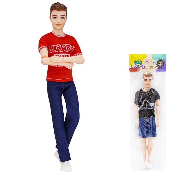 Кукла Кен, Miss Kapriz, 30 см., подвижные руки и ноги, цвет микс