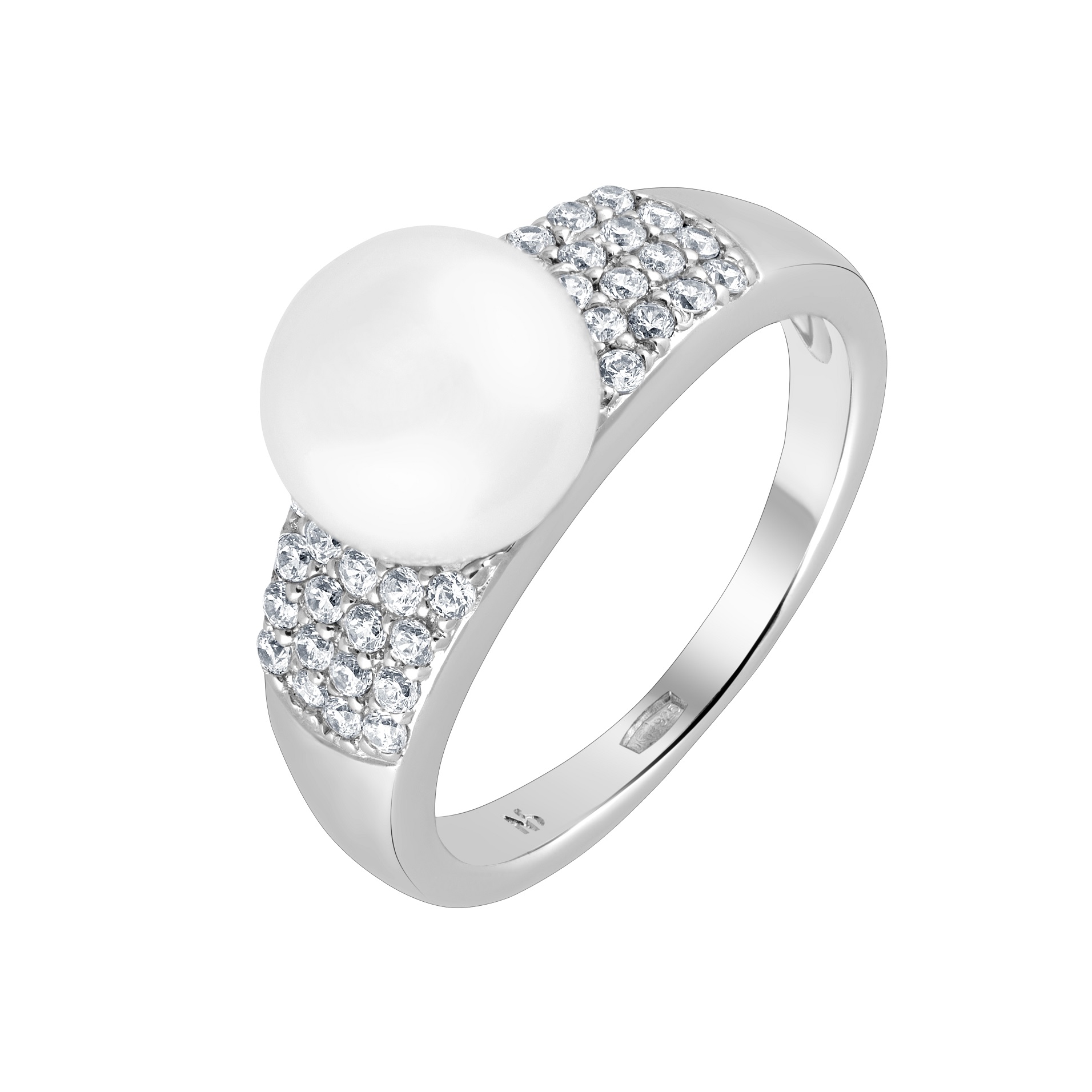 

Кольцо из серебра с жемчугом р. 17,5 NS Design AR4093Z,WFM/R, AR4093Z,WFM/R