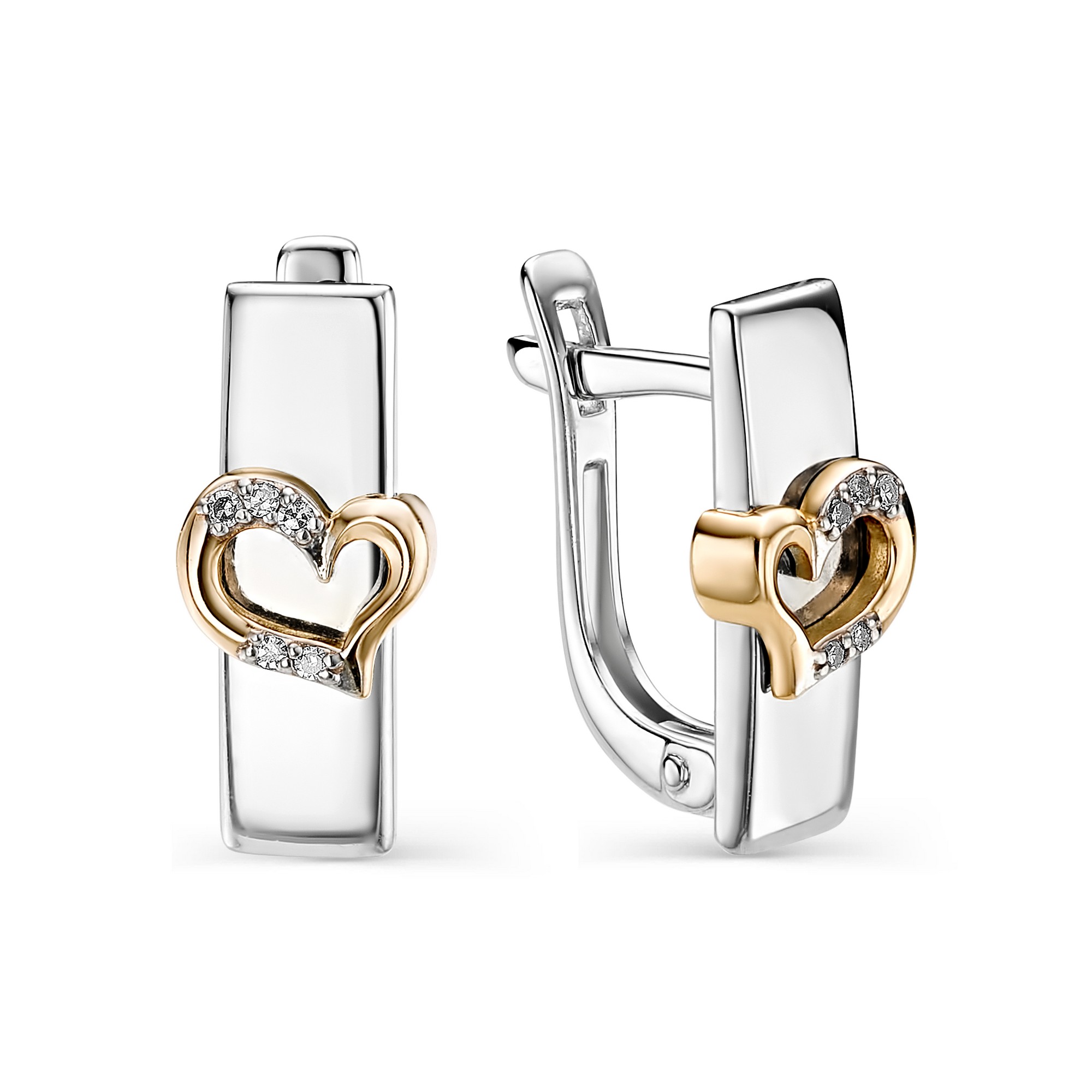 

Серьги из серебра с бриллиантом АЛЬКОР 02-0656/000Б-00, 02-0656/000Б-00