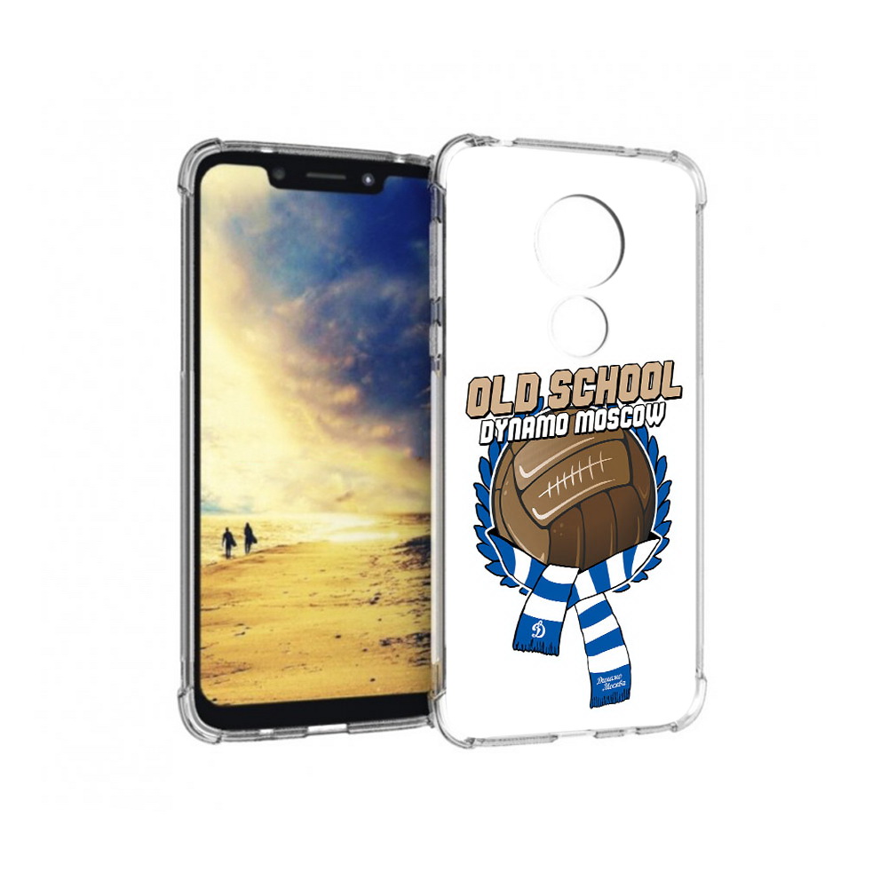 

Чехол MyPads Tocco для Motorola G7 Power ФК Динамо олд скул (PT227059.362.176), Прозрачный, Tocco