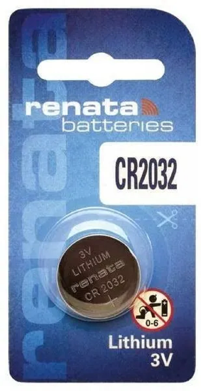 

Батарейка Renata СR2032 Lithium 3V 1 штука, RenataCR