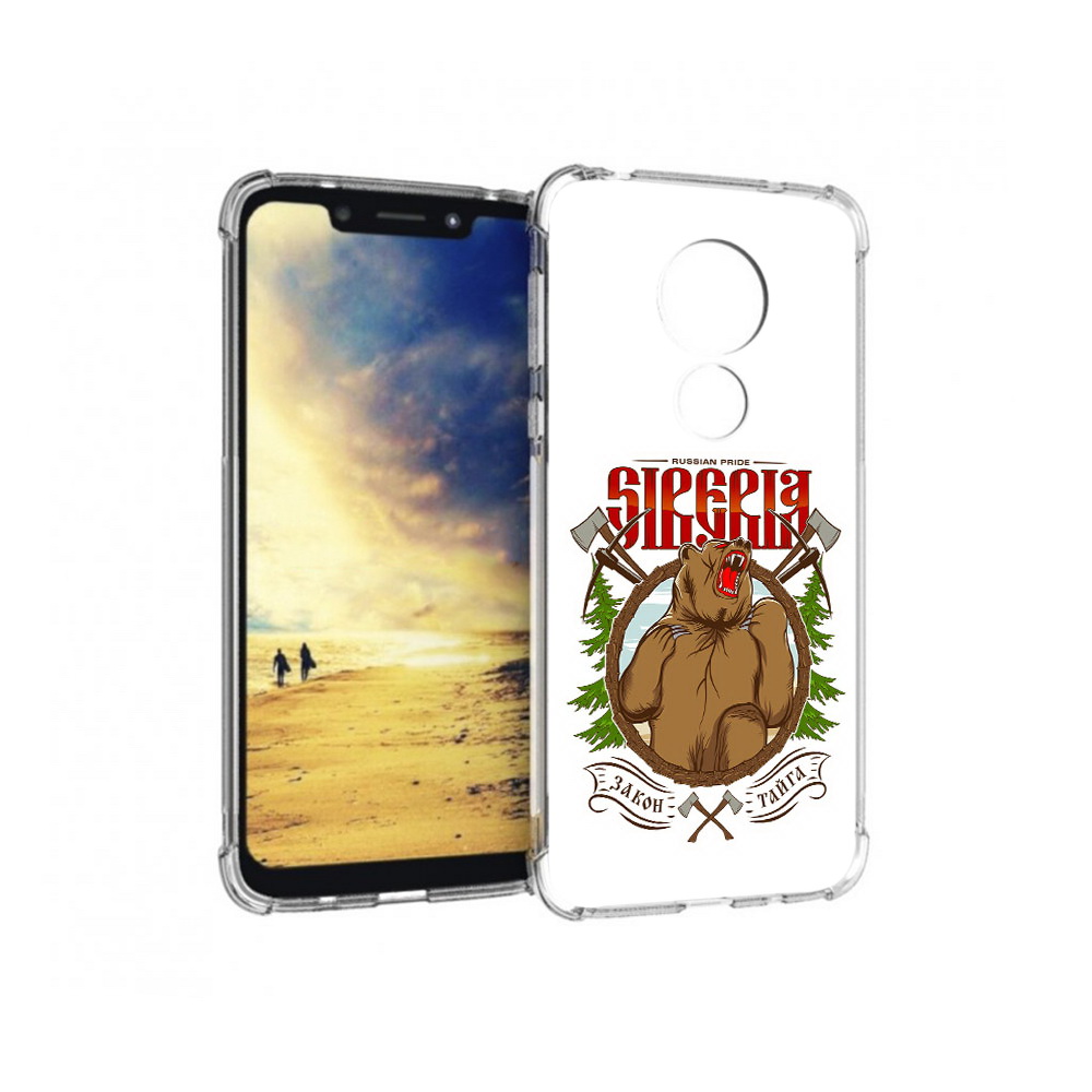 

Чехол MyPads Tocco для Motorola G7 Power Тайга (PT227059.362.168), Прозрачный, Tocco