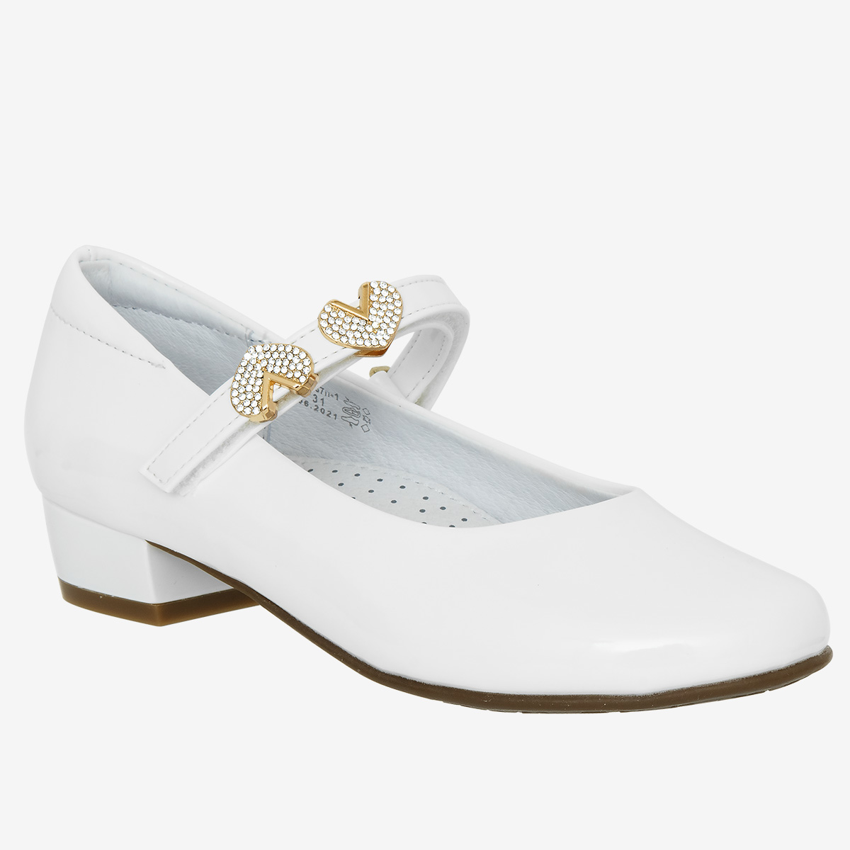 

Туфли детские Kapika 23737п-1, цвет белый, размер 33 EU, 23737п