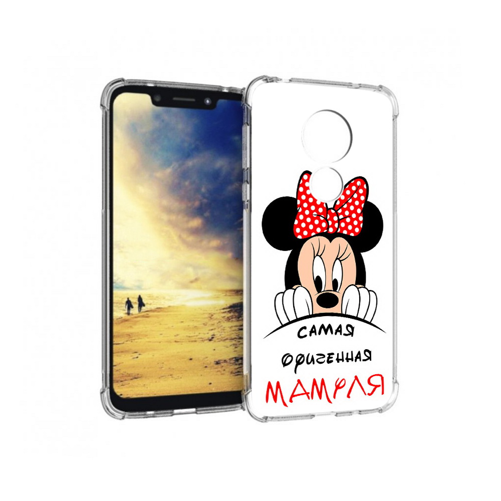 

Чехол MyPads Tocco для Motorola G7 Power Самая лучшая мамуля Мини Маус (PT227059.362.152), Прозрачный, Tocco