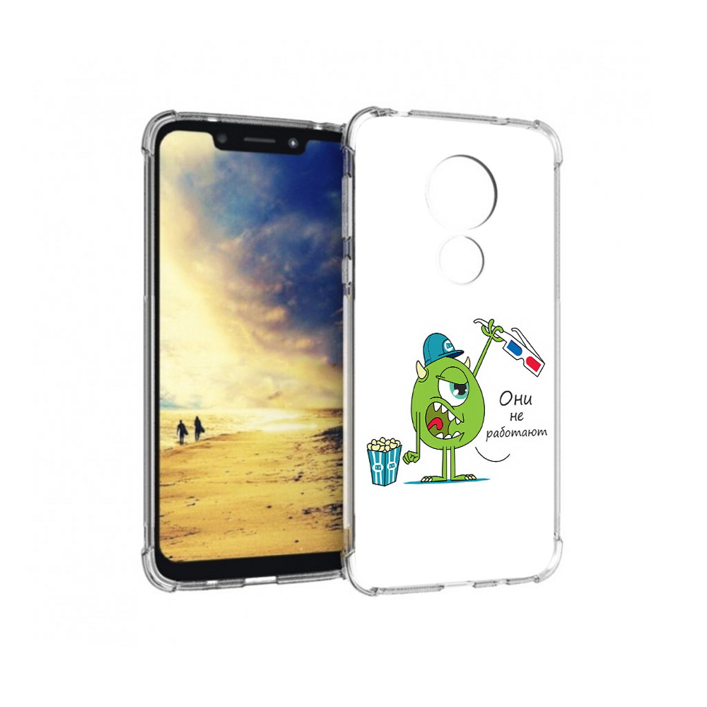 

Чехол MyPads Tocco для Motorola G7 Power Очки не работают (PT227059.362.129), Прозрачный, Tocco
