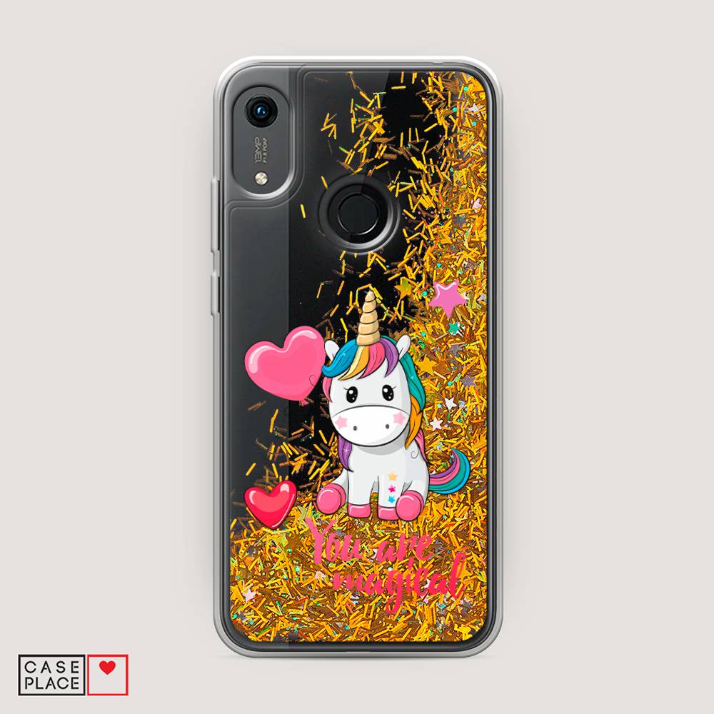 

Чехол Awog на Honor 8A (8A Pro/Prime) "Волшебная единорожка", Розовый;серый, 68790-1