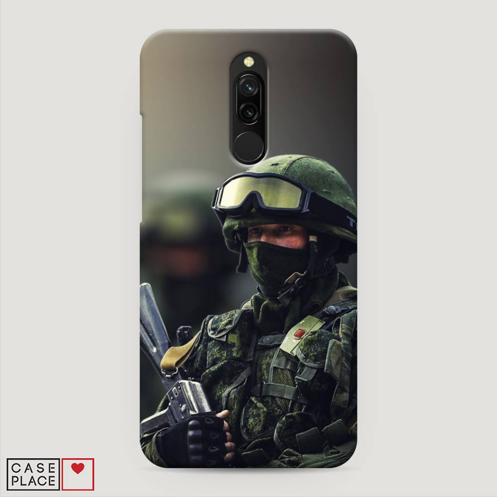 

Пластиковый чехол "Солдат" на Xiaomi Redmi 8, 37120-4