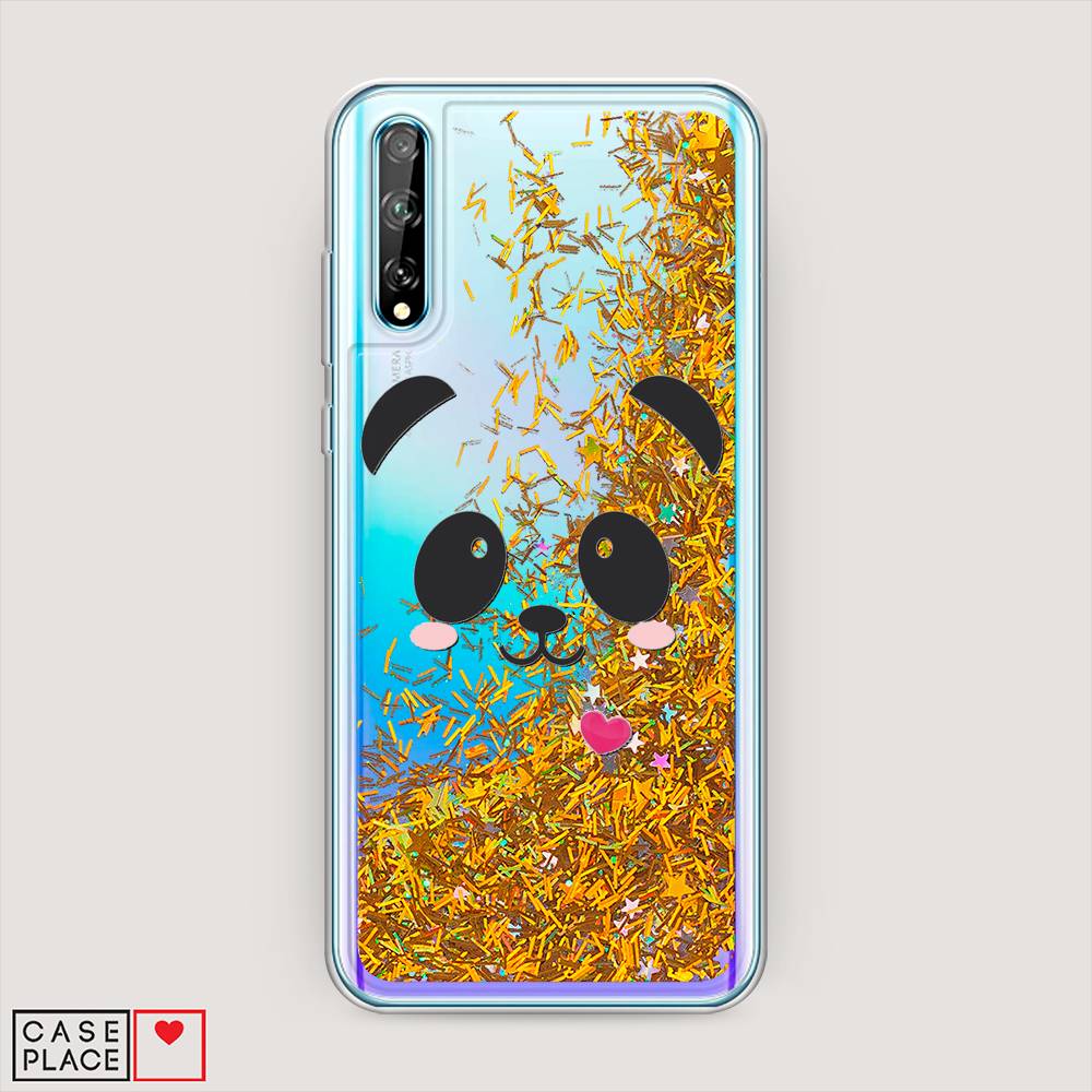 

Чехол Awog на Huawei Y8p "Влюбленный панда контур", 6103490-1