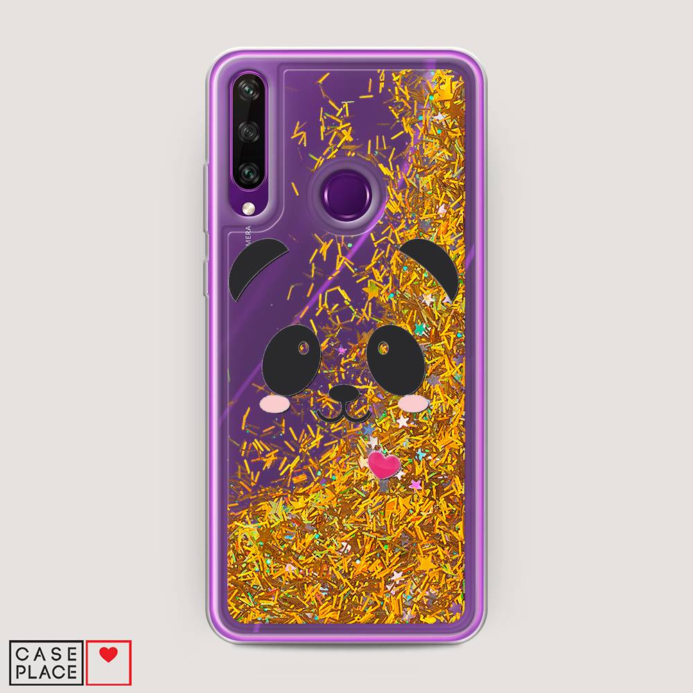 

Чехол Awog на Huawei Y6p "Влюбленный панда контур", Черный, 6103290-1