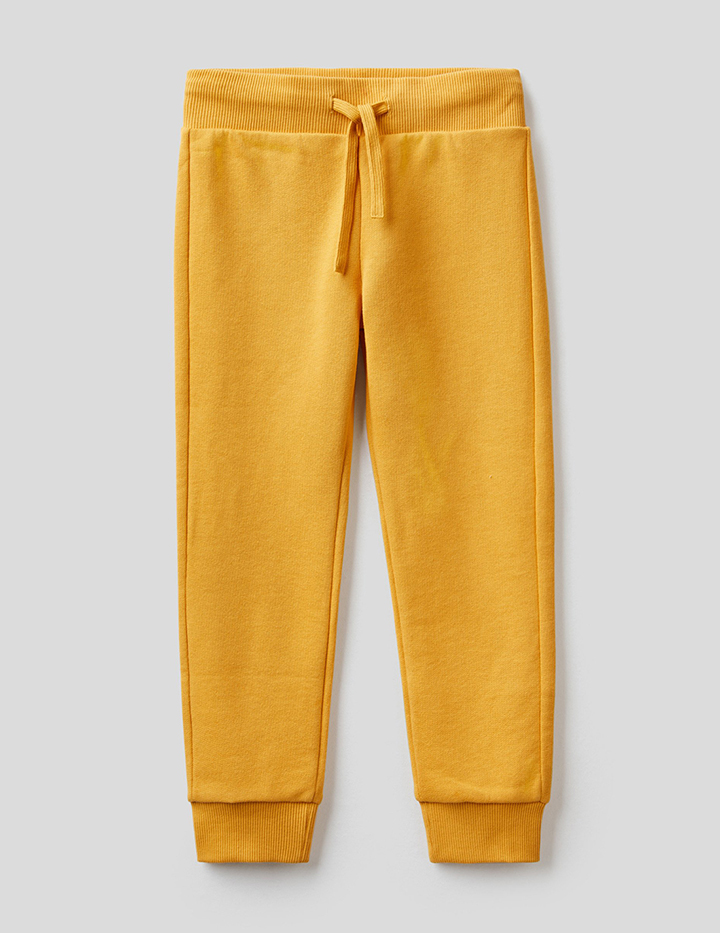 

Брюки детские Benetton 22P_3J68I0028_0L3_XS желтый р.110, 22P_3J68I0028_0L3