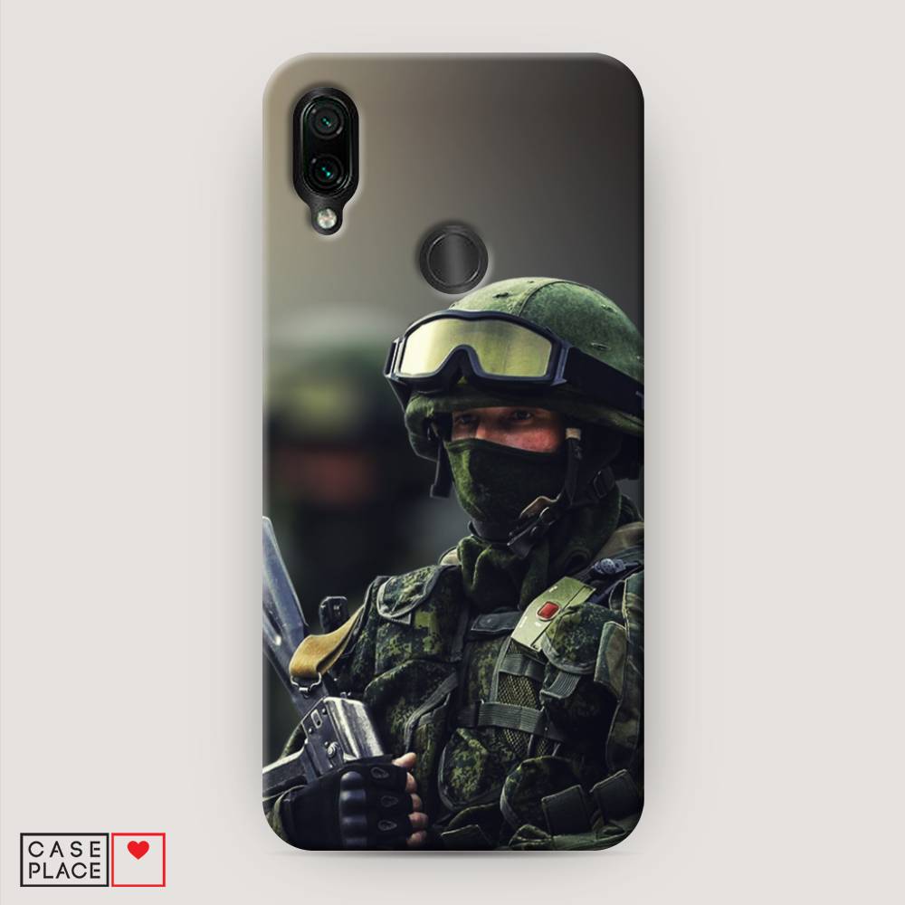 

Пластиковый чехол "Солдат" на Xiaomi Redmi 7, 35020-4