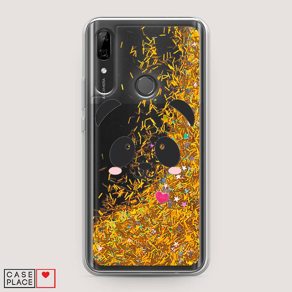 

Чехол Awog на Huawei P Smart Z "Влюбленный панда контур", Черный, 69490-1
