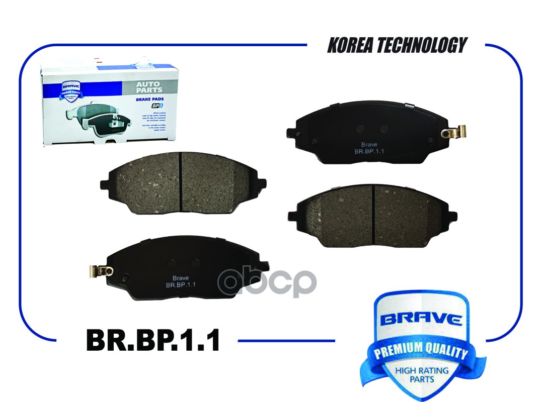 

Колодки передние Chevrolet Aveo,Chevrolet CobaltсABS BRAVE BR.BP.1.1