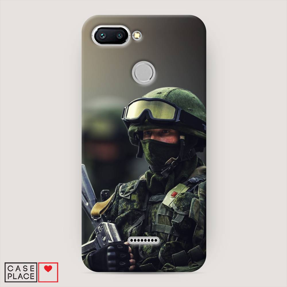 

Пластиковый чехол "Солдат" на Xiaomi Redmi 6