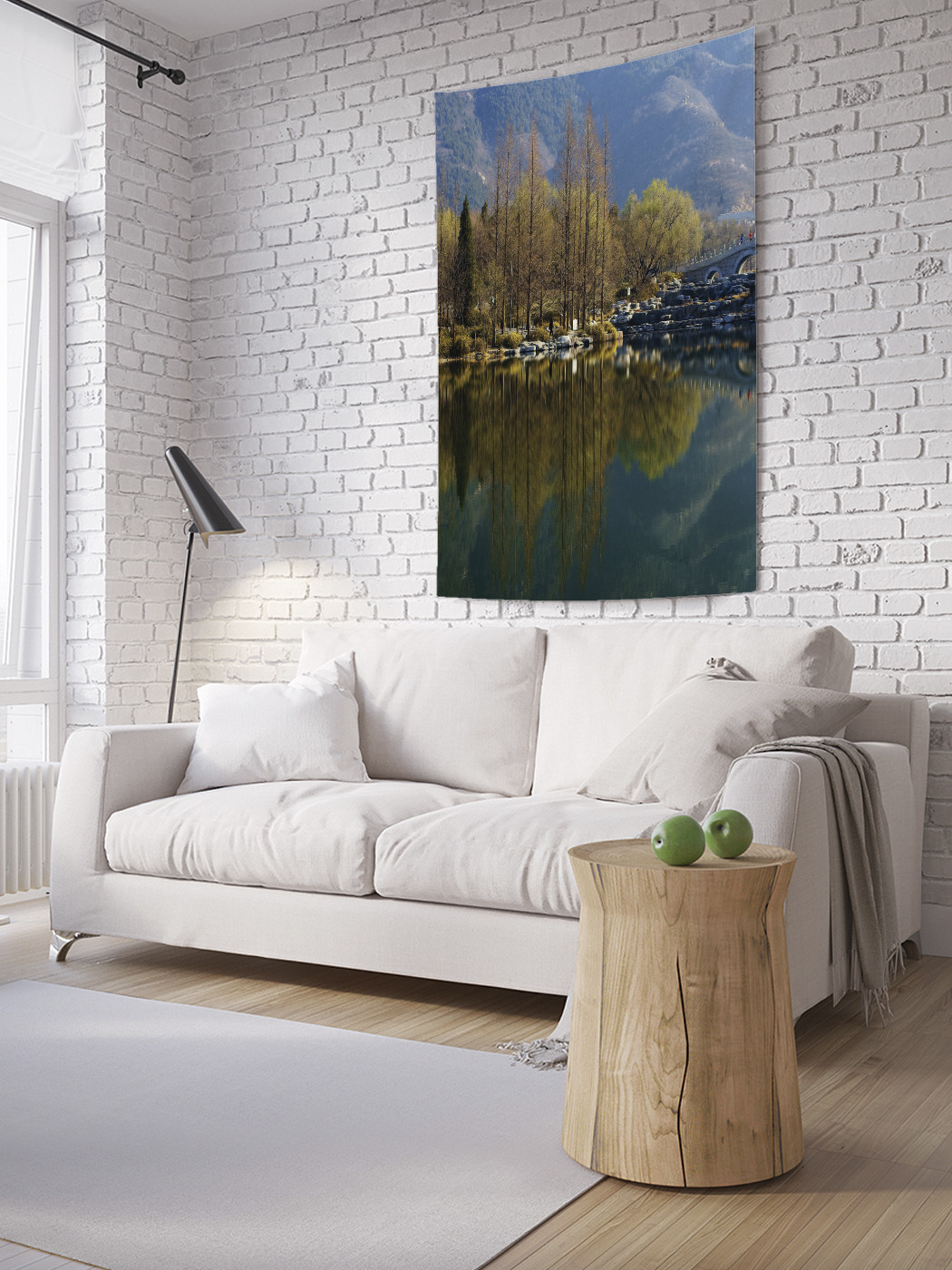 

Вертикальное фотопанно на стену JoyArty Горное озеро 150x200 см, Горное озеро