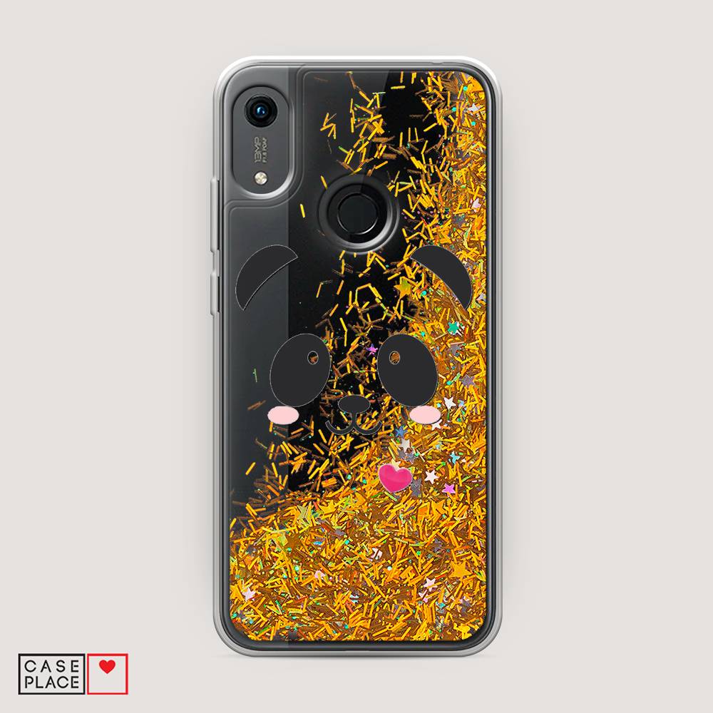 

Чехол Awog на Honor 8A (8A Pro/Prime) "Влюбленный панда контур", Черный, 68790-1
