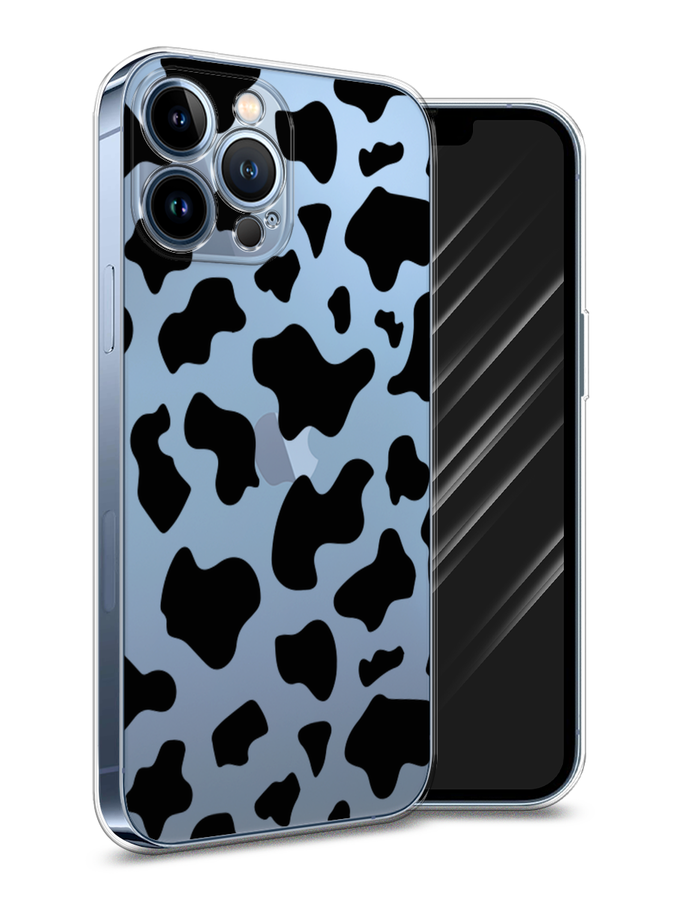 

Чехол Awog на Apple iPhone 13 Pro Max / Айфон 13 Pro Max "Пятна коровы черные", Разноцветный, 14450-2