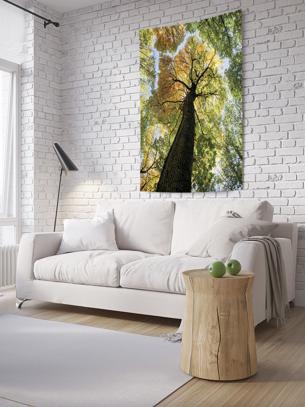 

Вертикальное фотопанно на стену JoyArty Крона высокого дерева 150x200 см, Крона высокого дерева