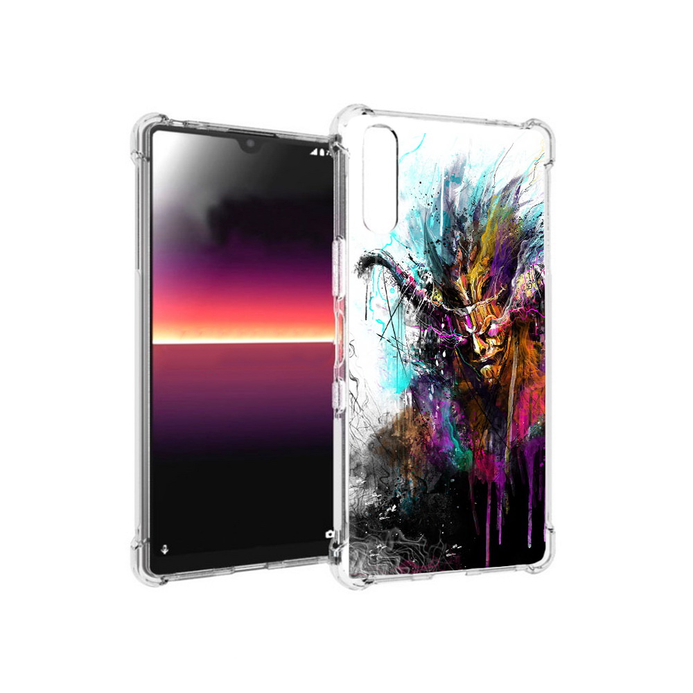 

Чехол MyPads Tocco для Sony Xperia L4 яркий дьявол (PT227010.235.709), Прозрачный, Tocco