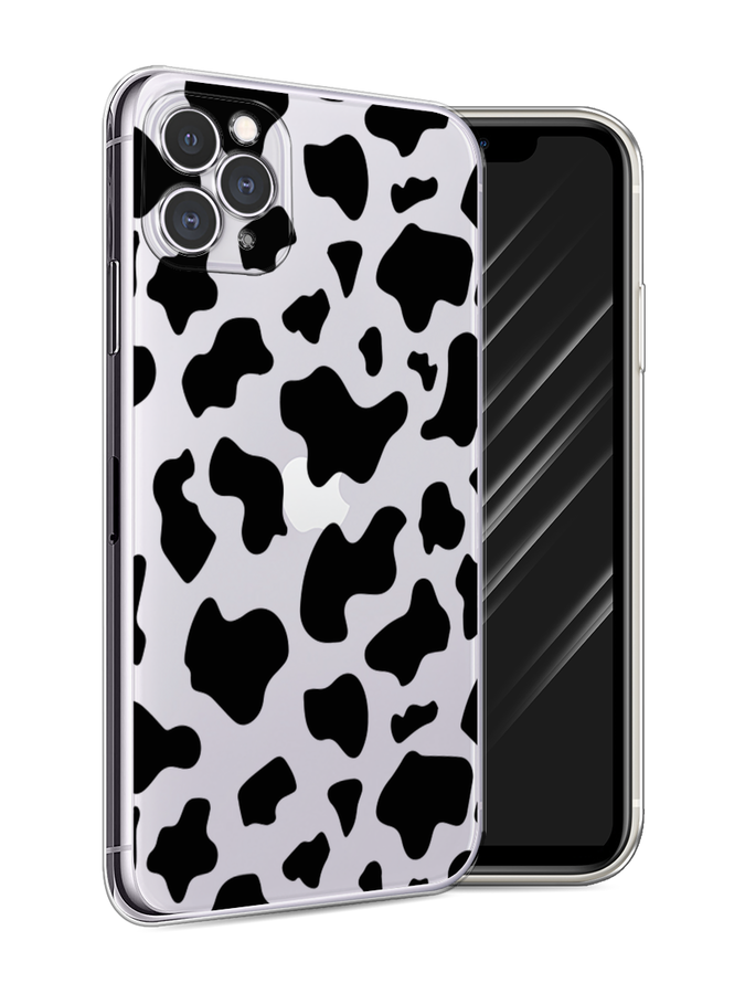 

Чехол Awog на Apple iPhone 11 Pro Max / Айфон 11 Pro Max "Пятна коровы черные", Разноцветный, 12250-2
