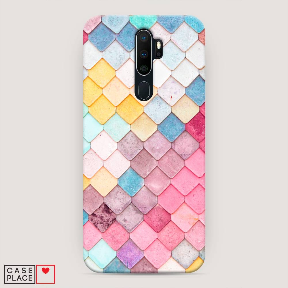 

Пластиковый чехол "Нежные ромбики" на Oppo A5 (2020), 251320-3