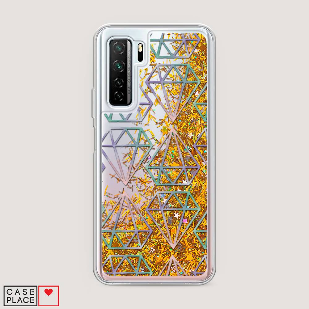 

Чехол Awog на Huawei P40 lite 5G "Бриллианты голографика", Фиолетовый;прозрачный, 6103090-1