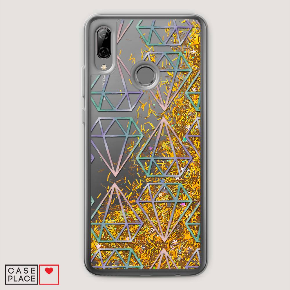 

Чехол Awog на Huawei P Smart 2019 "Бриллианты голографика", Фиолетовый;прозрачный, 67290-1