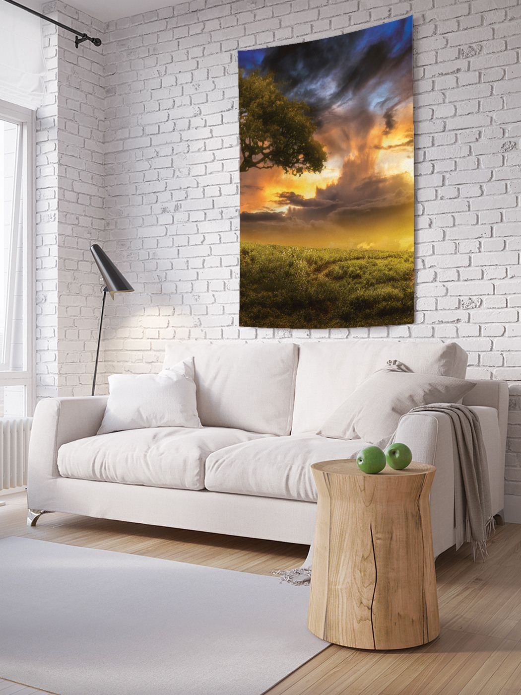 

Вертикальное фотопанно на стену JoyArty Мятежный рассвет 150x200 см, Мятежный рассвет