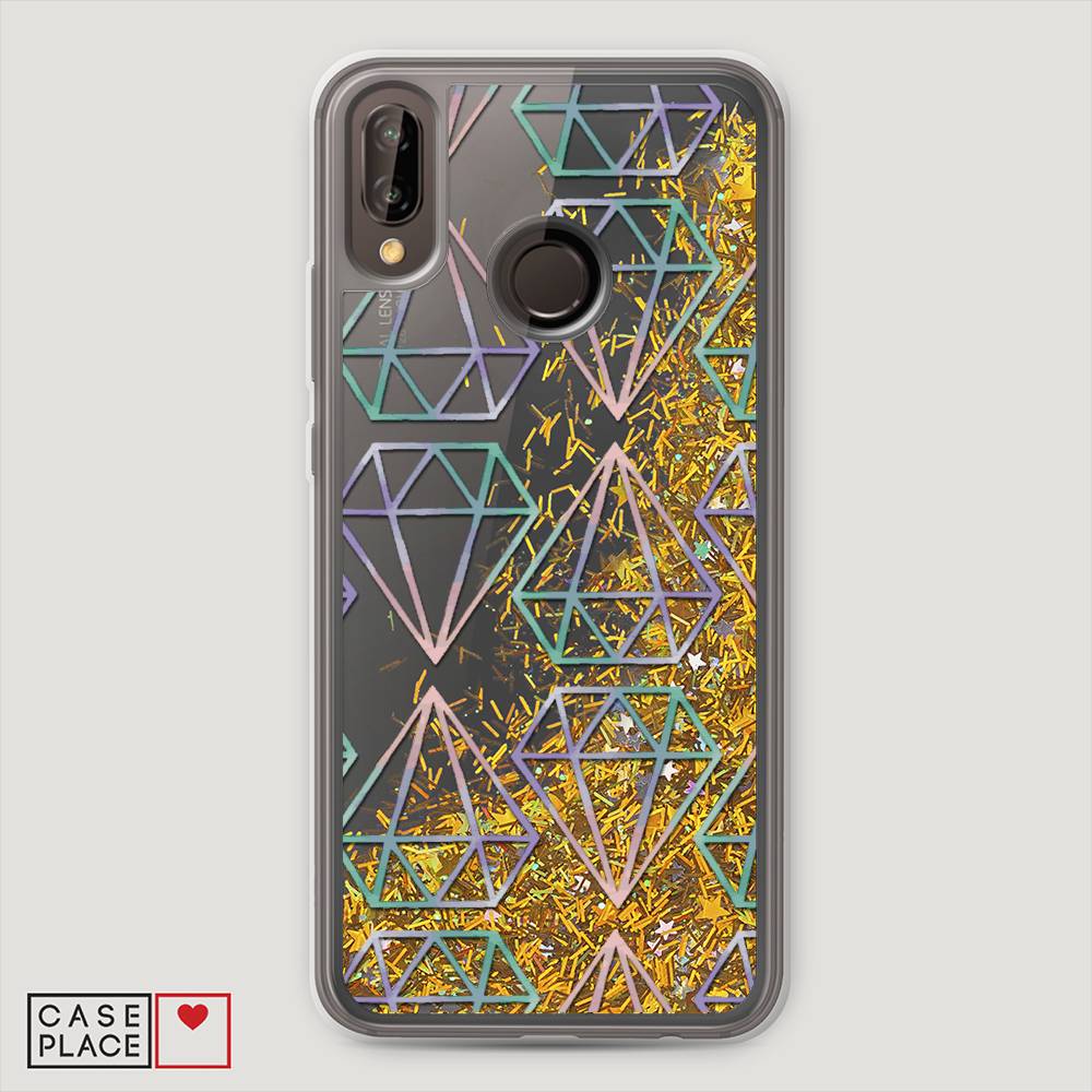 

Чехол Awog "Бриллианты голографика" для Huawei Nova 3E, 65690-1
