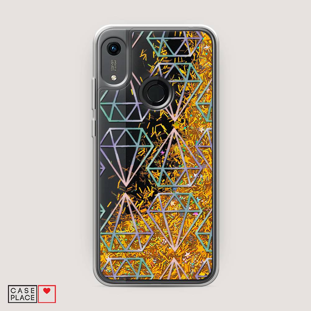 

Чехол Awog на Honor 8A (8A Pro/Prime) "Бриллианты голографика", Фиолетовый;прозрачный, 68790-1