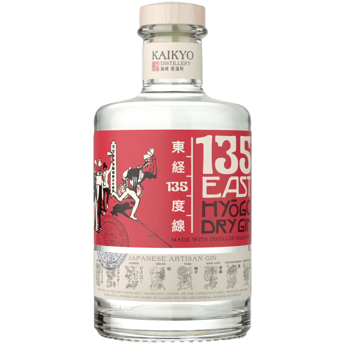 

Джин 135 East Hyogo Dry Gin, 0.7 л