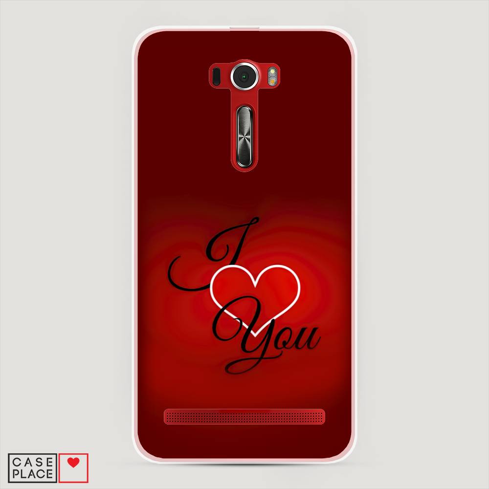 фото Чехол awog "i love you 3" для asus zenfone 2 ze601kl