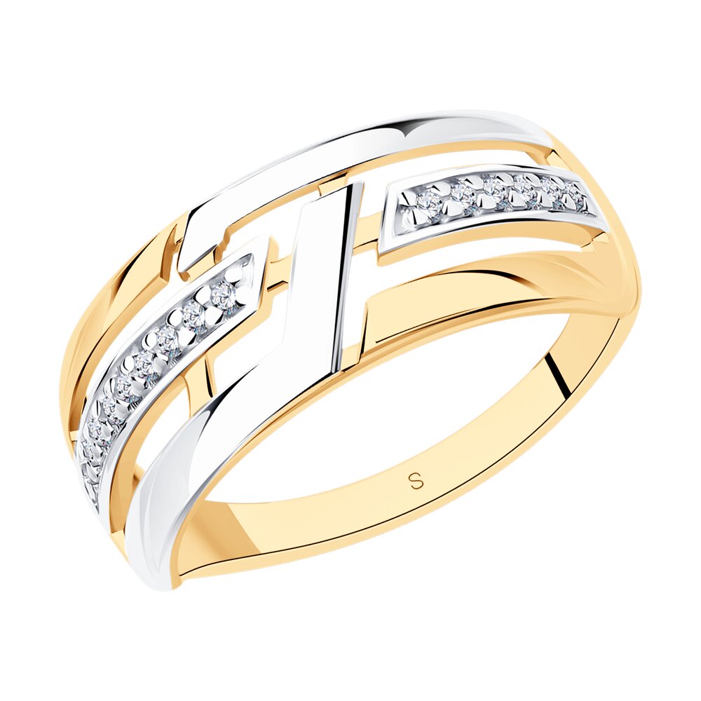 

Кольцо из серебра с фианитом р. 16 SOKOLOV 93010772, 93010772