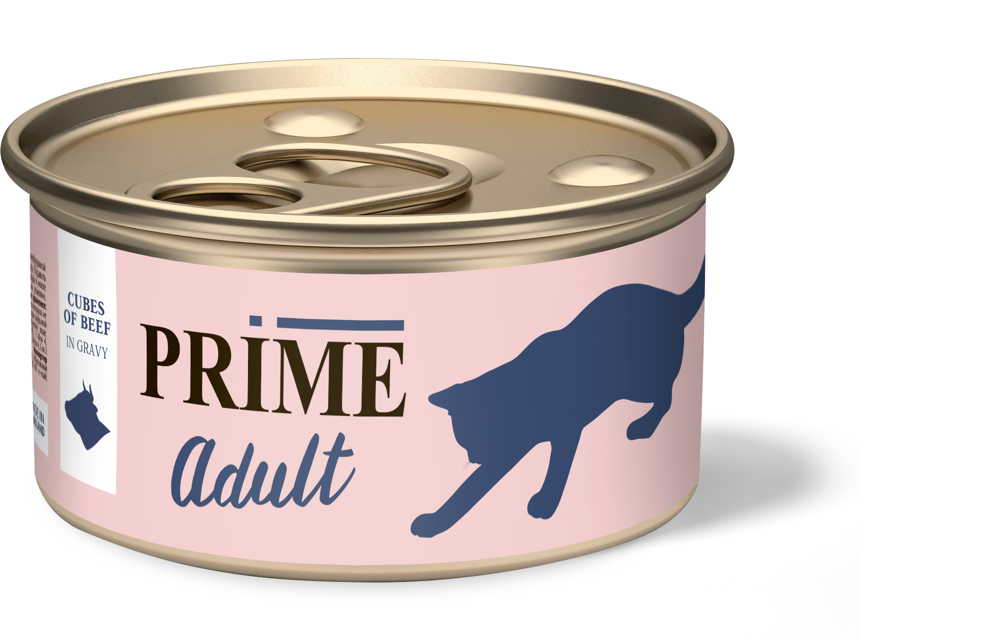 

Консервы для кошек Prime Adult,говядина, кусочки в соусе, 24шт по 75г, Adult