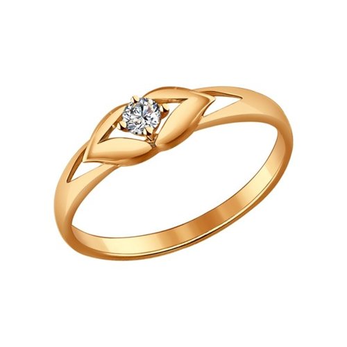 

Кольцо из серебра с фианитом р. 18,5 SOKOLOV 93010530, 93010530