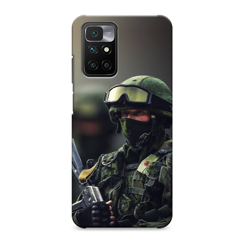 

Пластиковый чехол "Солдат" на Xiaomi Redmi 10, 311320-4