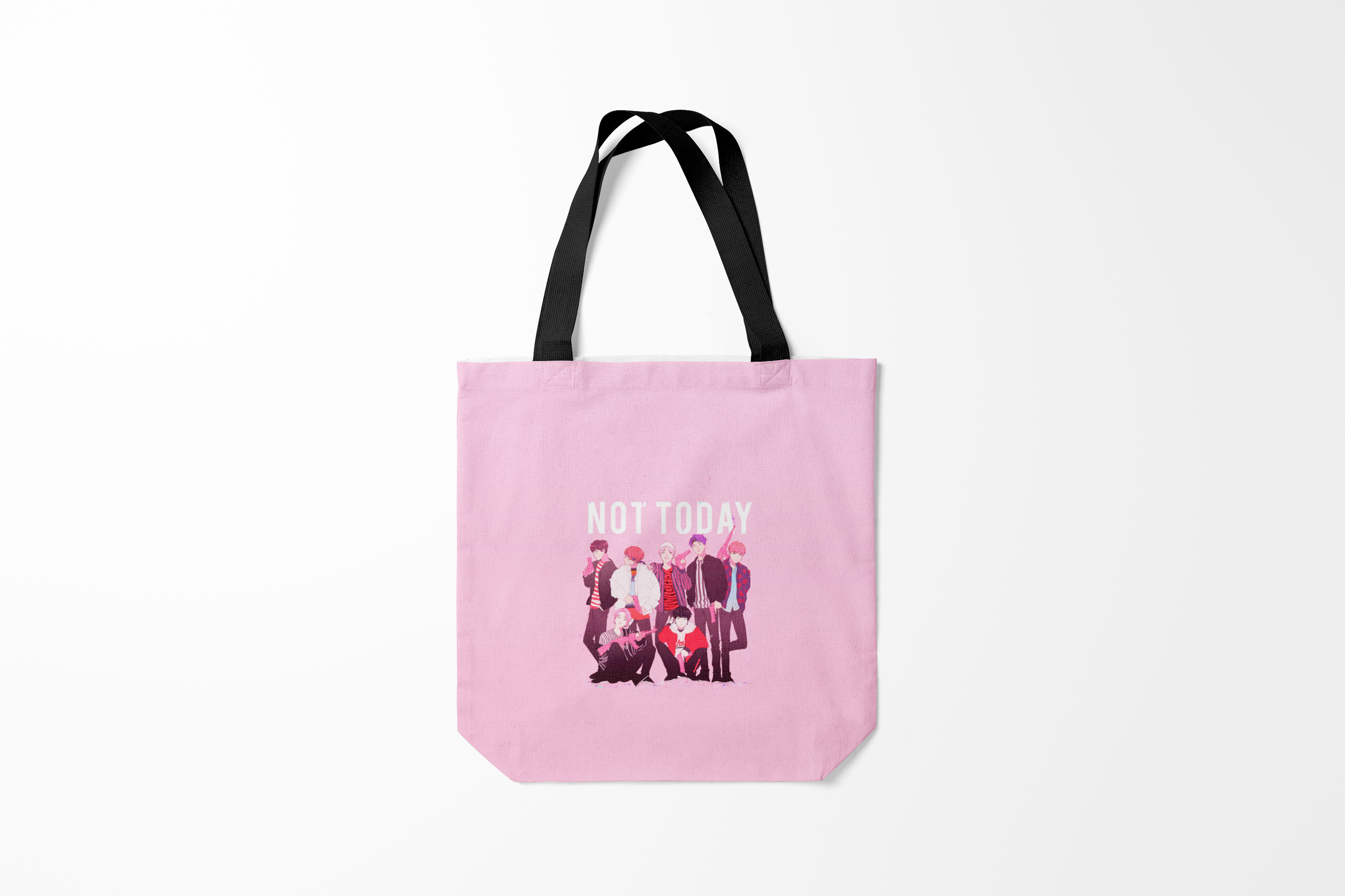 

Сумка шoппер унисекс Burnettie BTS, черный, BTS
