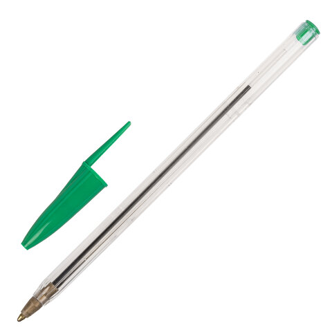 

Ручка шариковая Staff узел 0.5 мм, зеленая Basic Budget BP-02