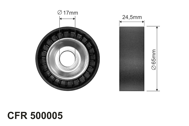 

Ролик натяжной CAFFARO 500005
