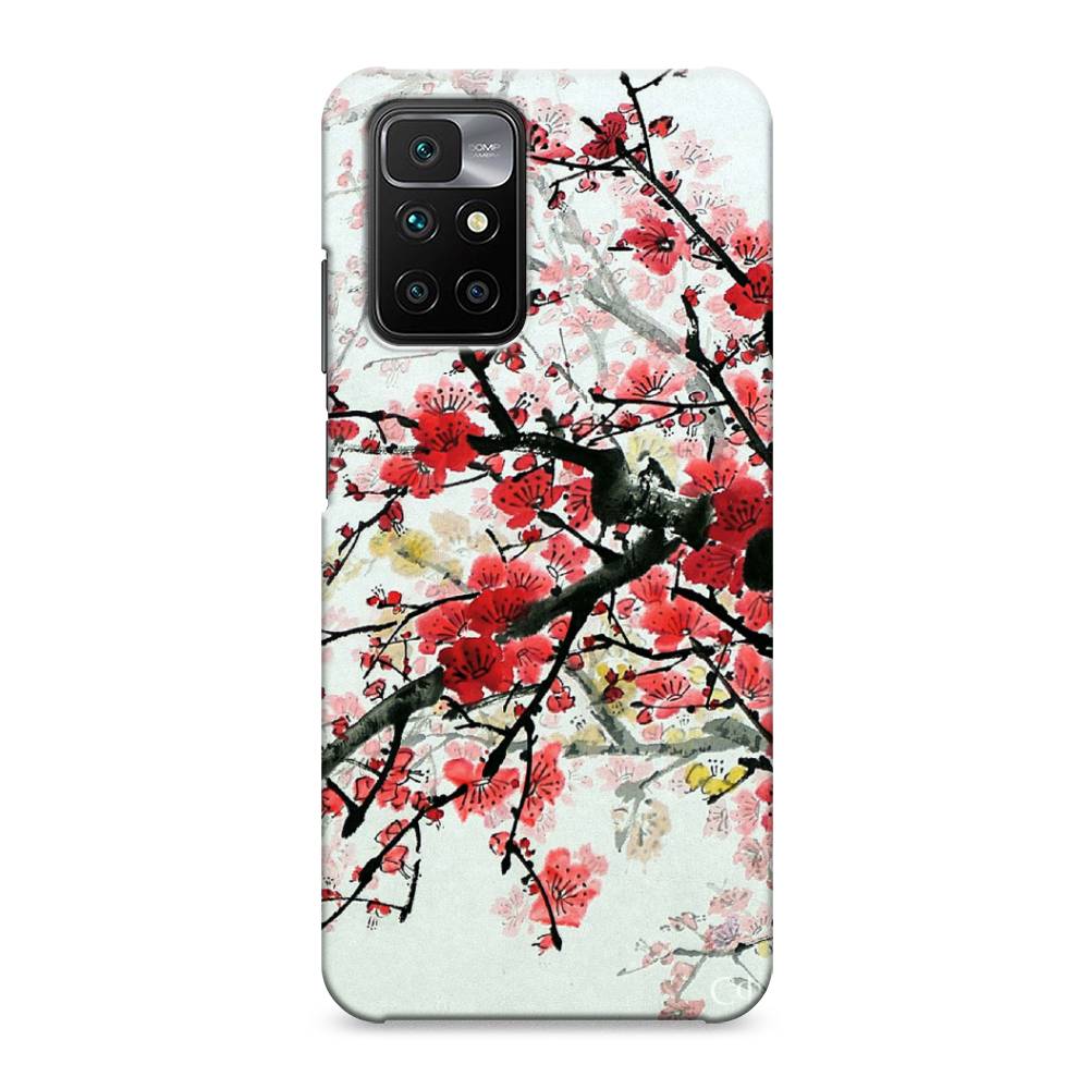 

Пластиковый чехол "Сакура" на Xiaomi Redmi 10, 311320-3