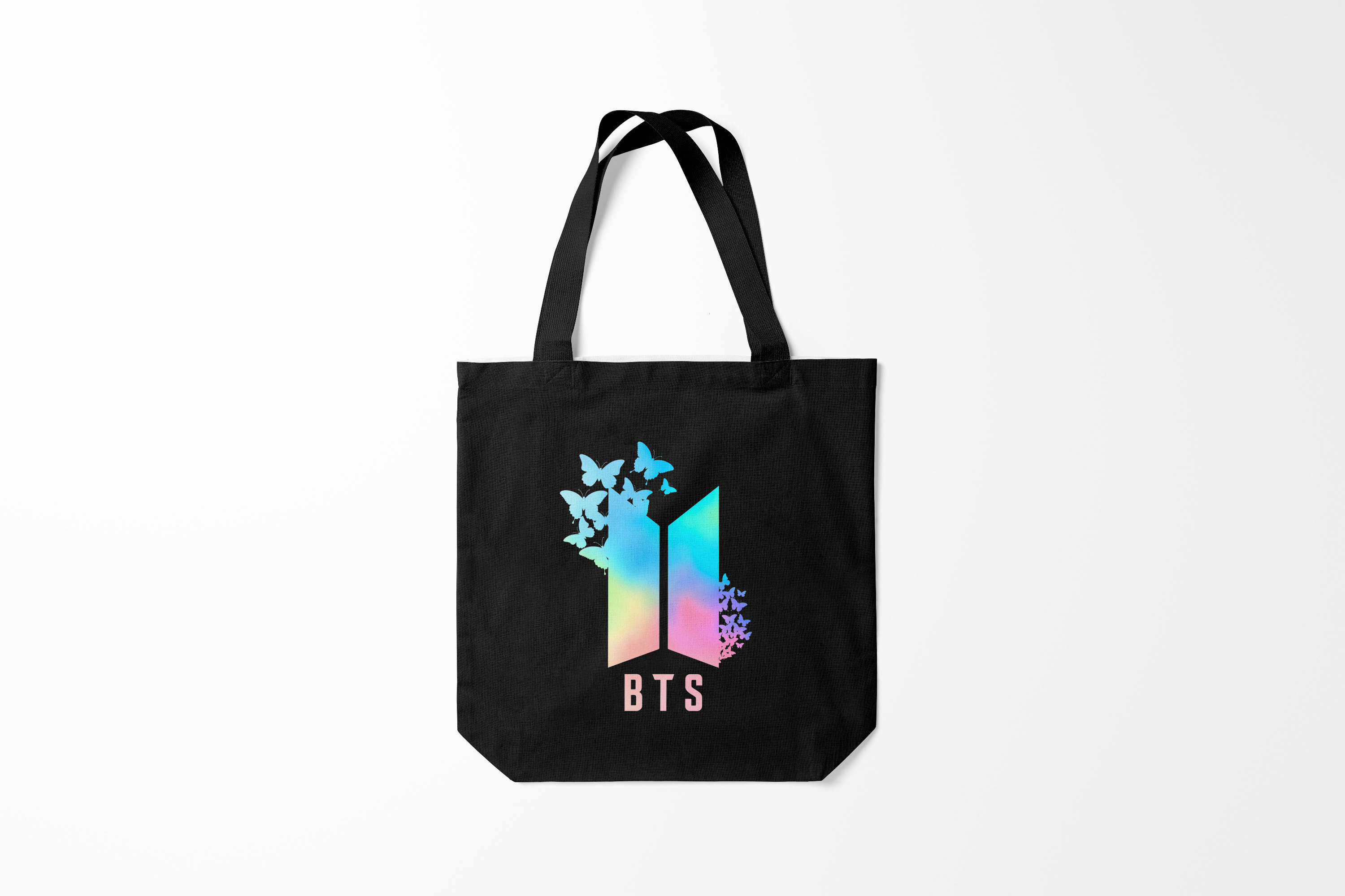 

Сумка шoппер унисекс Burnettie BTS, фиолетовый, Черный, BTS