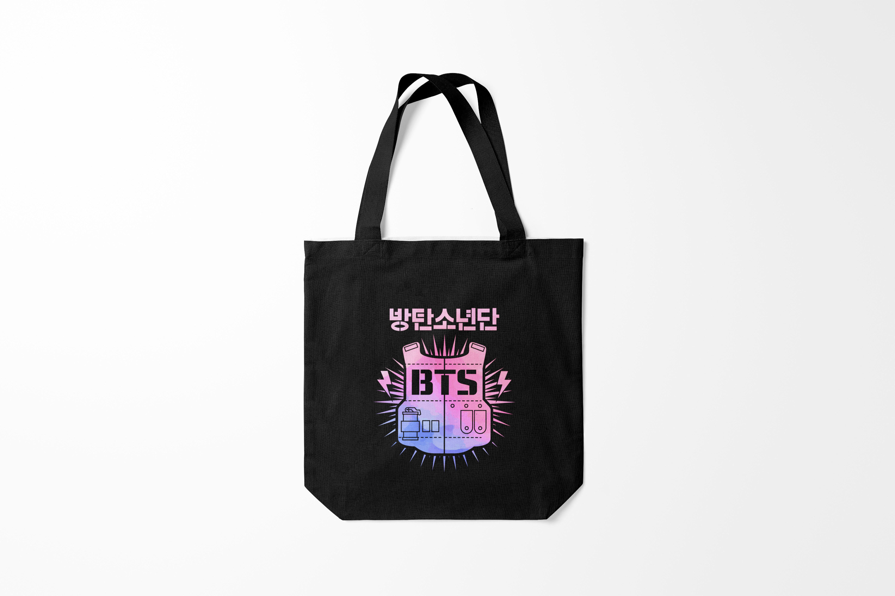 

Сумка шoппер унисекс Burnettie BTS, серый, BTS